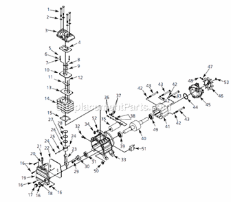 Page B Diagram and Parts List for HL4101 2007 Campbell Hausfeld Compressor